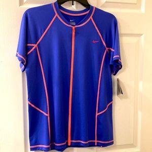 Nike Full Zip Athletic Top New